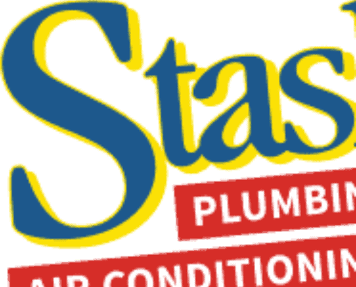 Logo for Stashluk with services listed: Plumbing, Heating, Air Conditioning, and Generators. Schedule your appointment today!